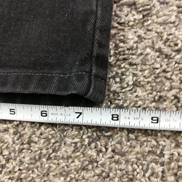 Vintage 2001 Levi’s Jeans 505 Straight Leg Black 32x30 USA Made Y2K - Picture 9 of 10